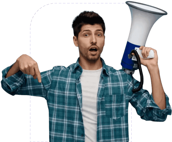 SEO Specialist with Megaphone